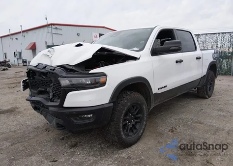 2025 Ram 1500 Rebel 4X4 5'7 Box z USA, uszkodzony, nr VIN 1C6SRFLP8SN574613